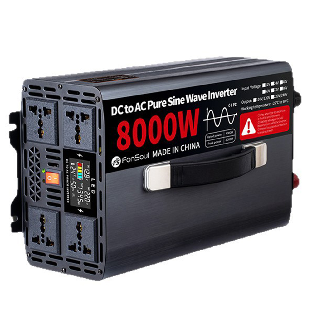 Inverter Portatile a Onda Sinu - Pure Sine Wave Inverter 5000W 48V 220V recensione e prezzo