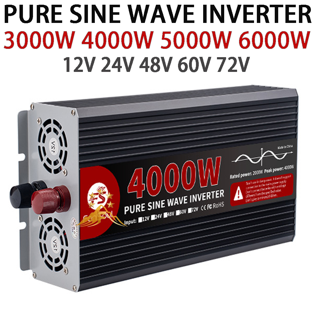 Inverter a Onda Sinusoidale Pu - Pure Sine Wave Inverter 5000W 48V 220V recensione e prezzo