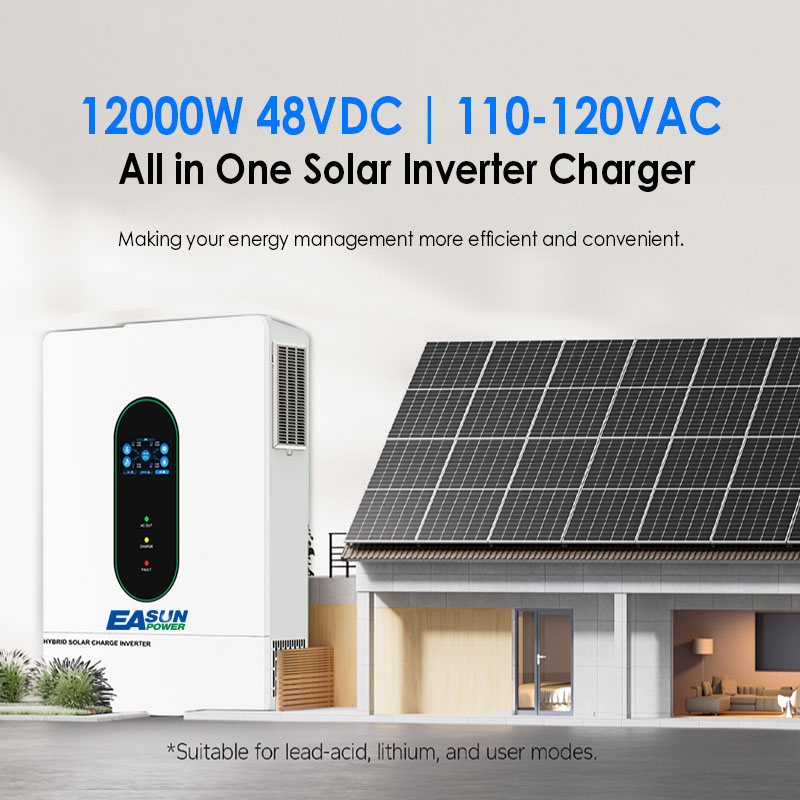 EASUN US 12KW 12000W Inverter  - Grid Tie Inverter Limiter 2000W recensione e prezzo