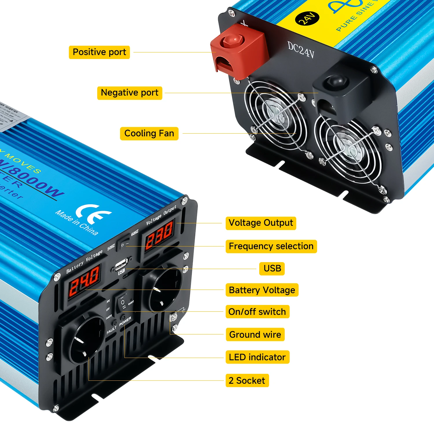 Generatore inverter trasformat - Off Grid Solar Inverter 48V 6000W recensione e prezzo